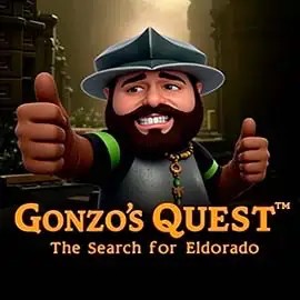 Gonzo's Quest slot logo by NetEnt at lumi casino